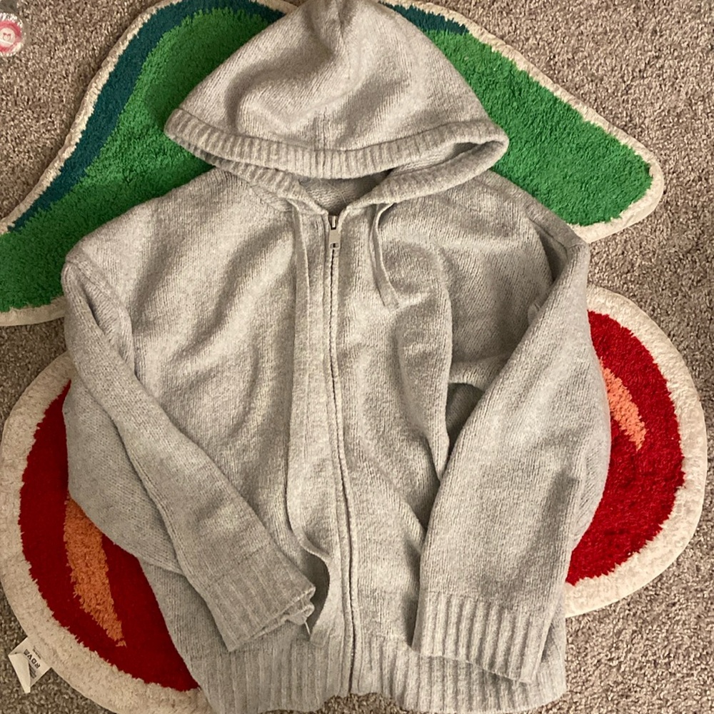 Hippie rose knit sweater